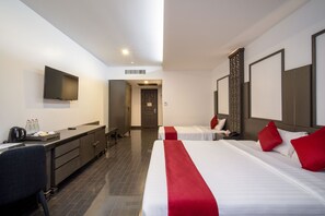 Premium Room | Down comforters, minibar, in-room safe, individually decorated - Khemara Angkor Hotel & Spa (Siem Reap)
