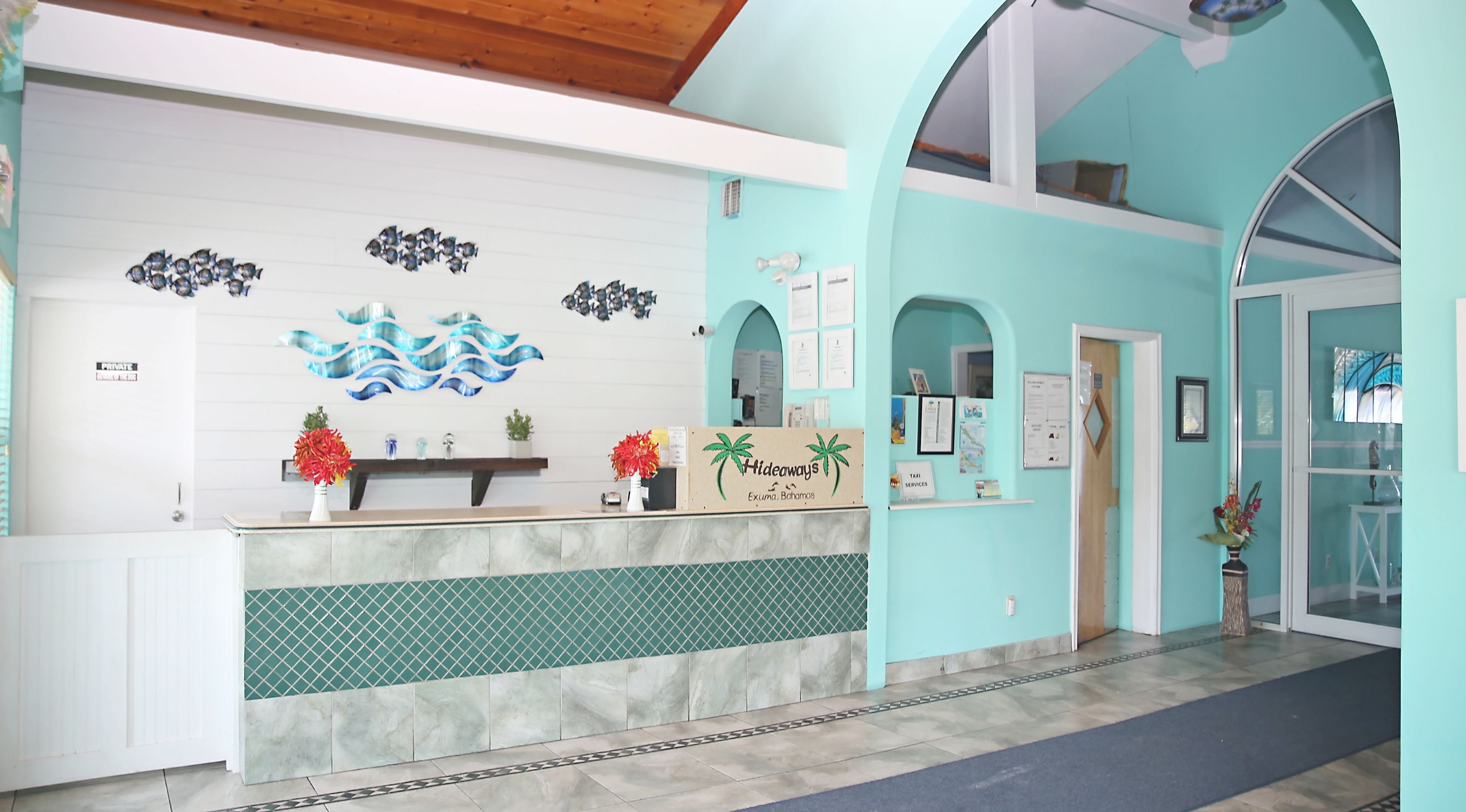 check-in/check-out kiosk