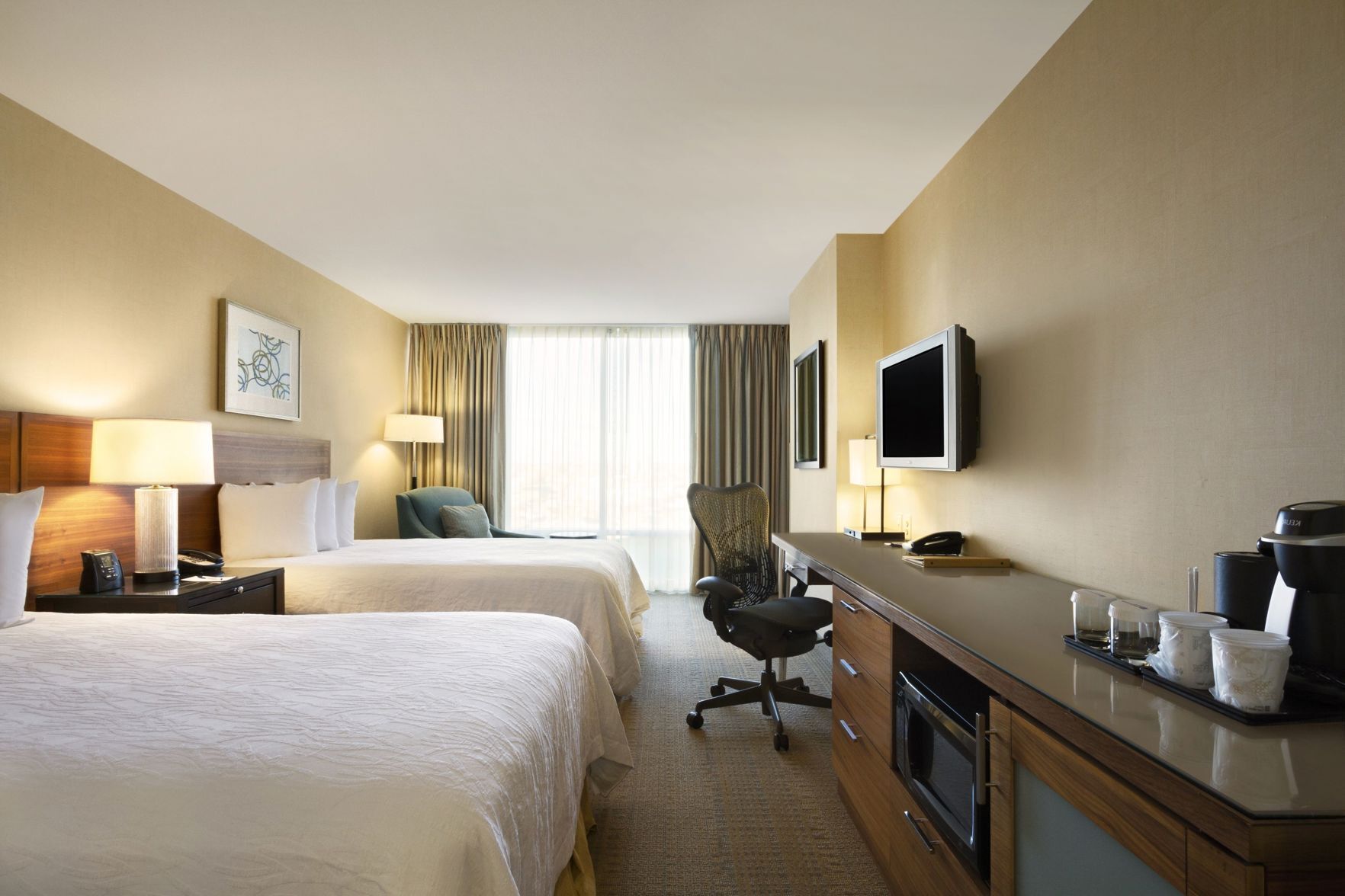 Desk, iron/ironing board, free cribs/infant beds, free WiFi