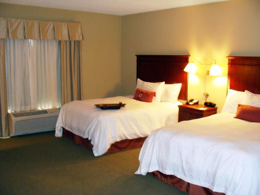 Pillow-top beds, in-room safe, desk, blackout curtains