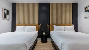 Deluxe Double Room | Premium bedding, desk, laptop workspace, blackout drapes