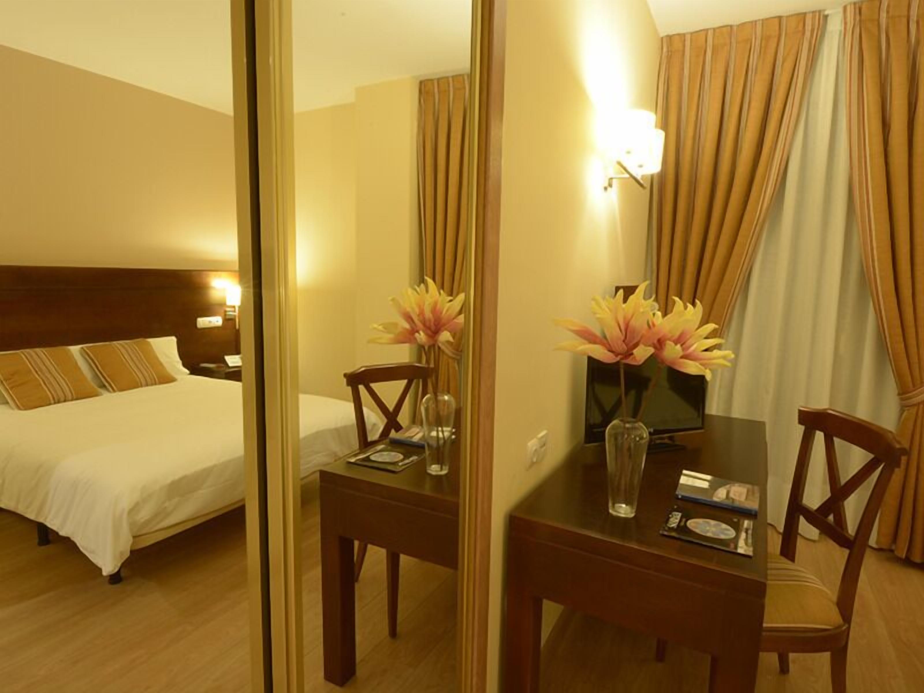 double room | desk, blackout curtains, cots/infant beds, rollaway beds