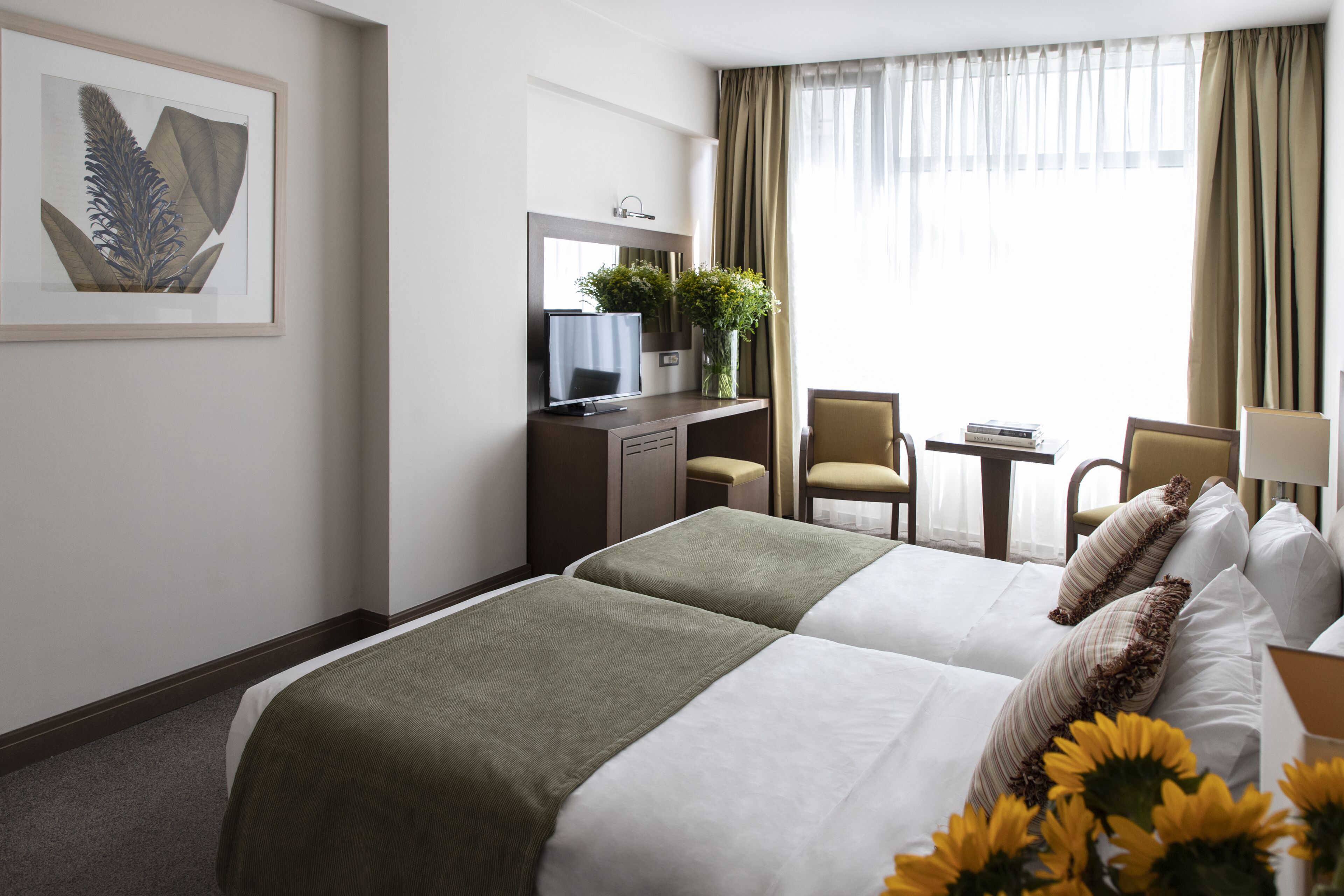 classic double or twin room | premium bedding, down duvets, minibar, in-room safe