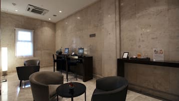 Sala de estar en el lobby