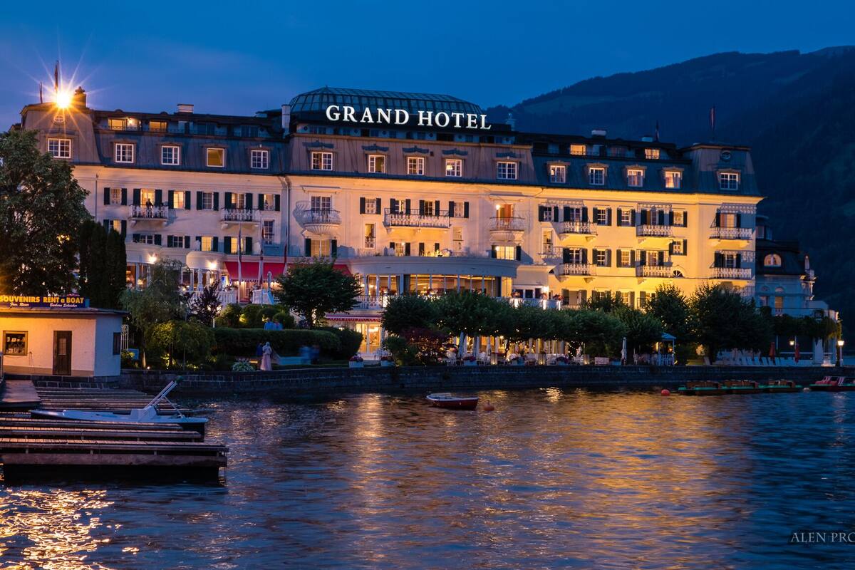 front of property – evening/night