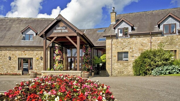 A stone building with a sign reading "Garsingt Country Hotel". - Garstang Country Hotel & Golf, Sure Hotel Collection (Preston)