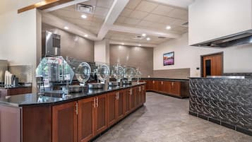 Free daily buffet breakfast