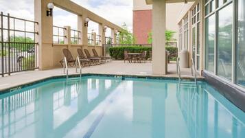 Indoor pool, outdoor pool