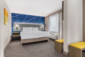 Suite estándar, varias camas, para no fumadores | Cortinas blackout, tabla de planchar con plancha y wifi gratis 