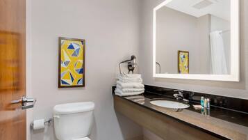 Blackout drapes, iron/ironing board, WiFi (free)