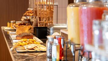 Morgenmadsbuffet hver dag mod et gebyr