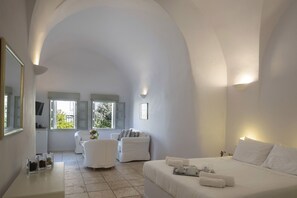 Superior kamer | Woonruimte | Een 22-inch lcd-televisie met satellietzenders en televisie