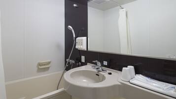 Shower, hair dryer, slippers, electronic bidet