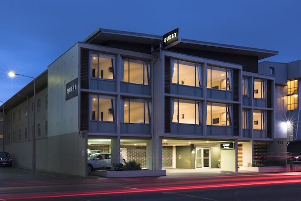 Front of property – evening/night