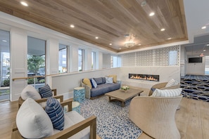 Sala de estar en el lobby