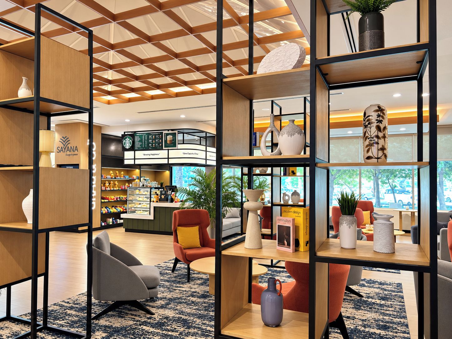 Lobby sitting area