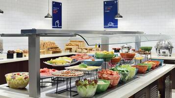 Free daily buffet breakfast