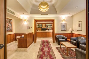 Sitteområde i lobbyen