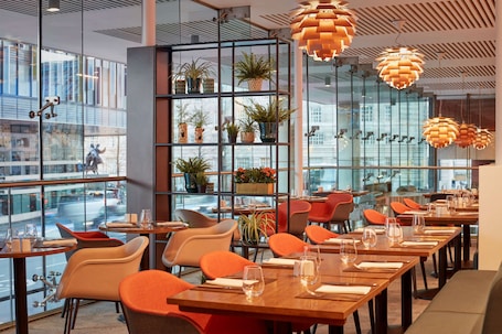 Dinner served, international cuisine