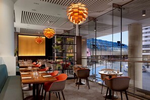 Serveert diner, internationale gerechten