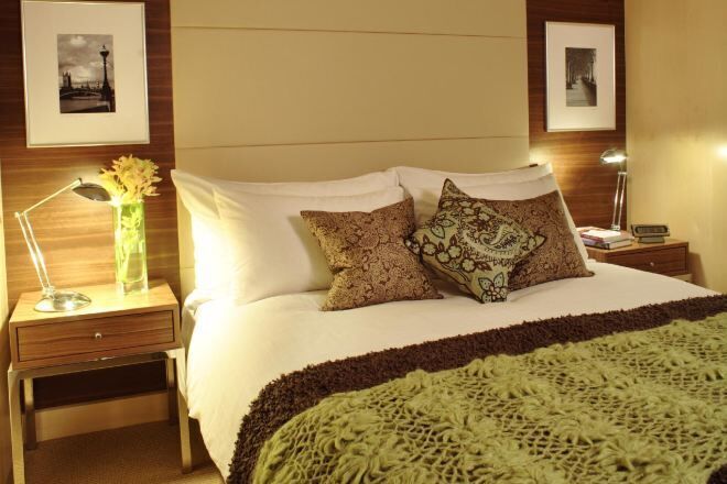 Egyptian cotton sheets, premium bedding, minibar, in-room safe