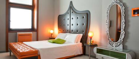 1 chambre, literie hypoallergénique, couette en duvet d'oie