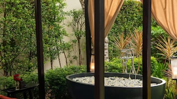 Suite, 2 Twin Beds, Garden Area | Premium bedding, down comforters, minibar, in-room safe