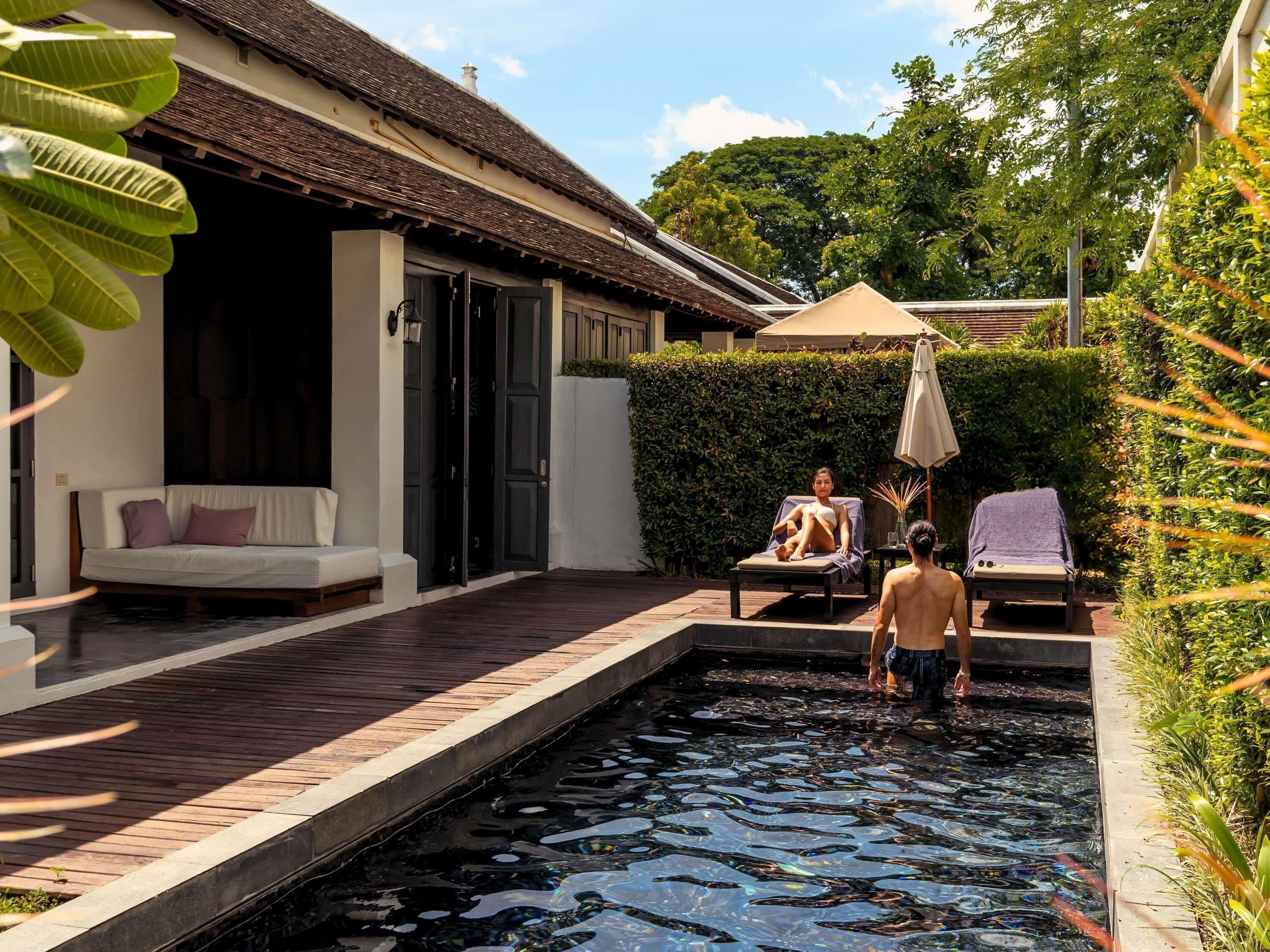 วิลล่า, เตียงคิงไซส์ 1 เตียง, สระว่ายน้ำส่วนตัว | เครื่องนอนระดับพรีเมียม, ผ้านวมขนเป็ด, มินิบาร์, ตู้นิรภัยในห้องพัก