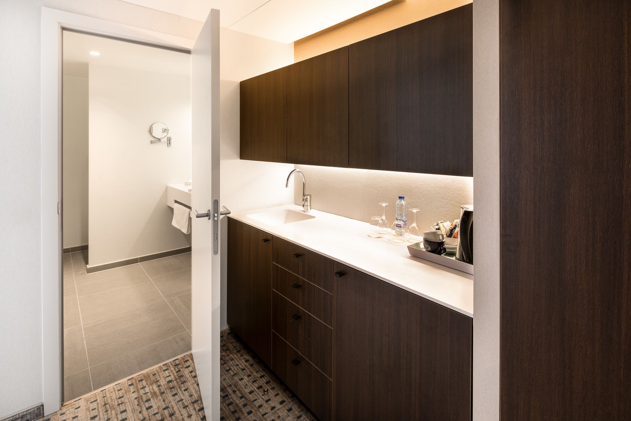 junior suite | bathroom | rainfall showerhead, free toiletries, hair dryer