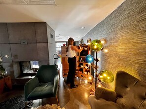 Lobby sitting area