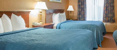 Double Room, 2 Double Beds, Non Smoking
