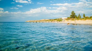 Beach nearby, white sand