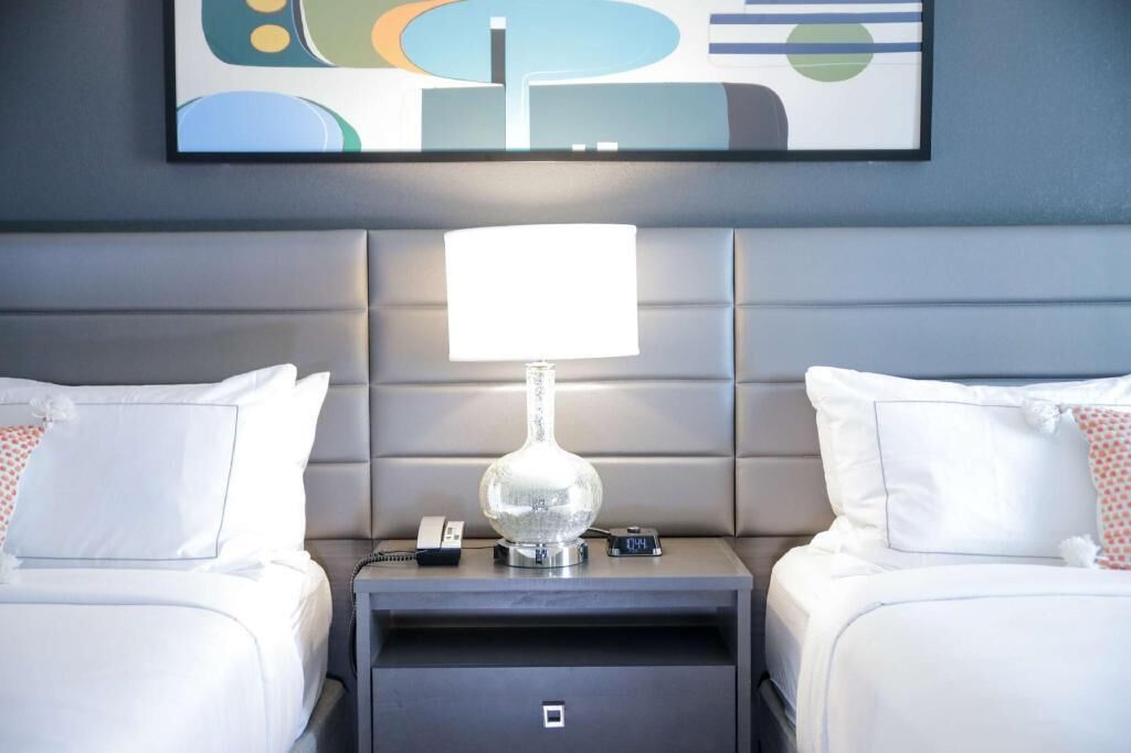 Premium bedding, pillow-top beds, in-room safe, desk