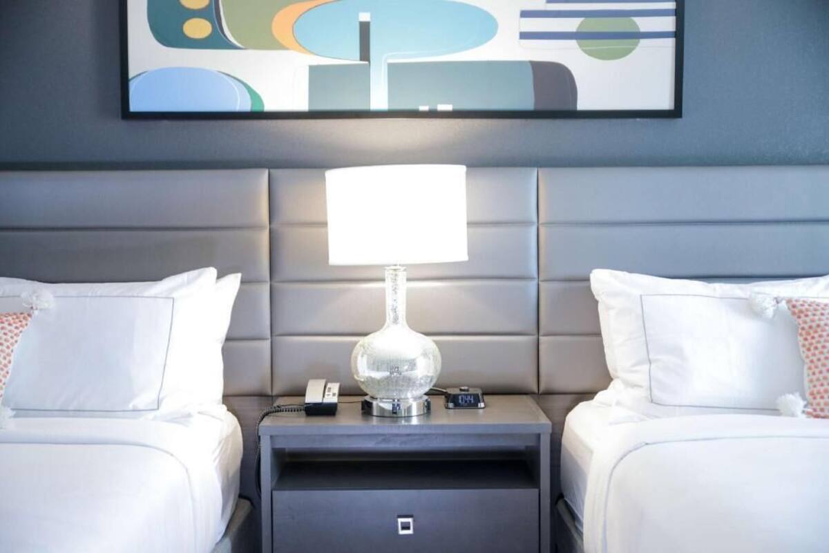 Premium bedding, pillow-top beds, in-room safe, desk
