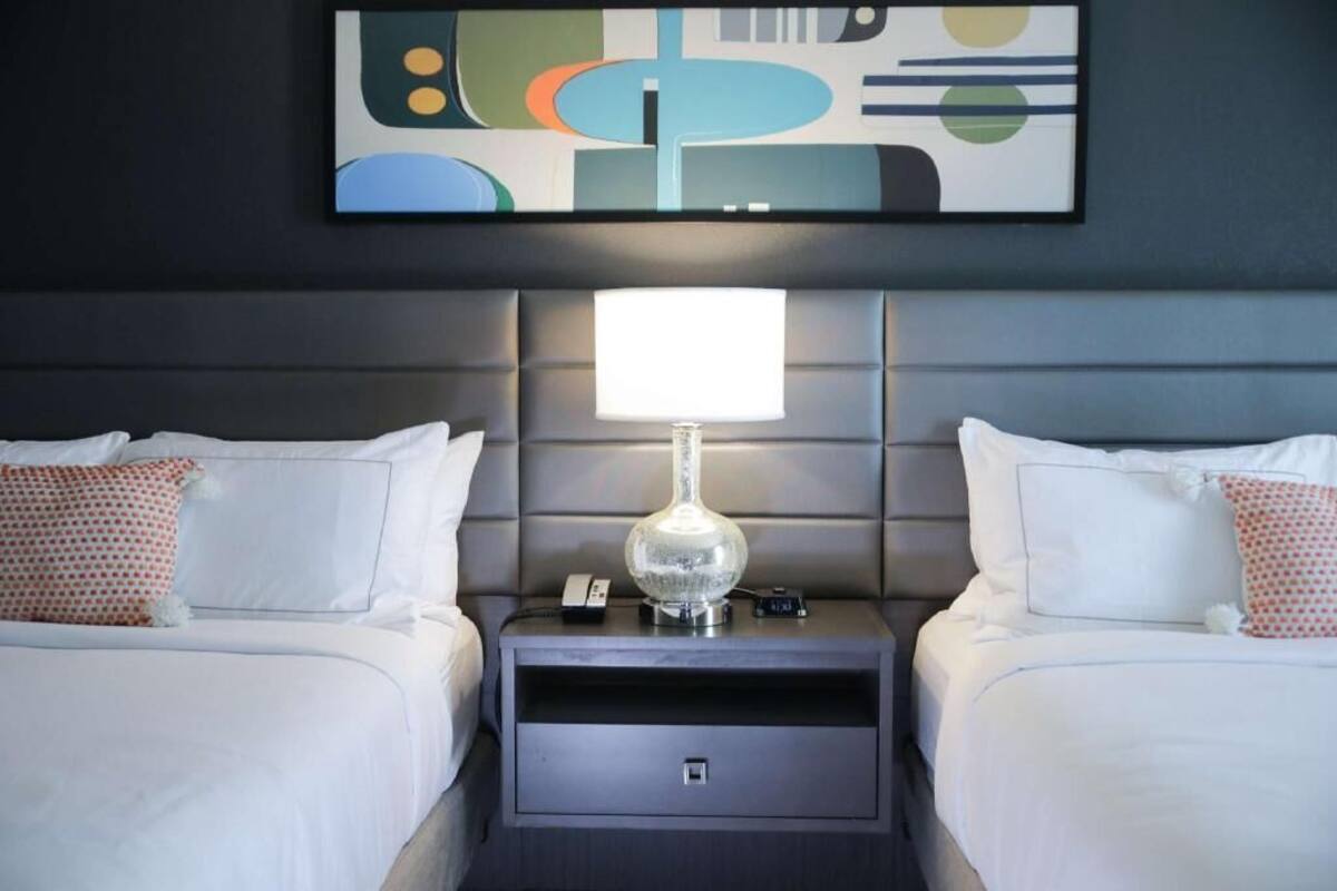 Premium bedding, pillow-top beds, in-room safe, desk