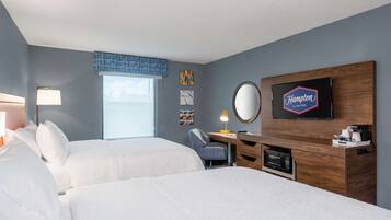 Standard Room, 2 Queen Beds | Desk, iron/ironing board, free cribs/infant beds, free WiFi