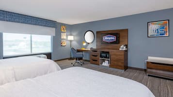 Room, 2 Queen Beds, Accessible, Non Smoking | Desk, iron/ironing board, free cribs/infant beds, free WiFi