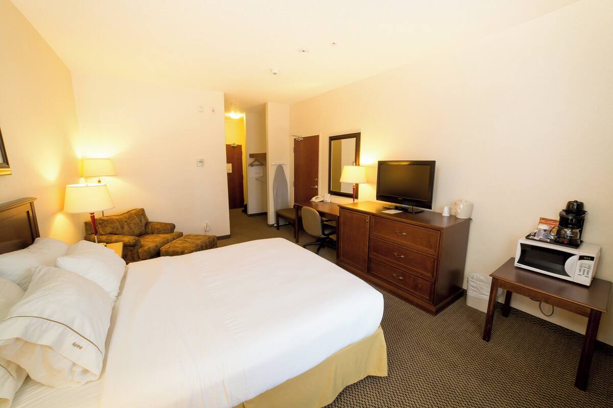 Standard Room, 1 Queen Bed, Accessible | Pillowtop beds, desk, laptop workspace, iron/ironing board