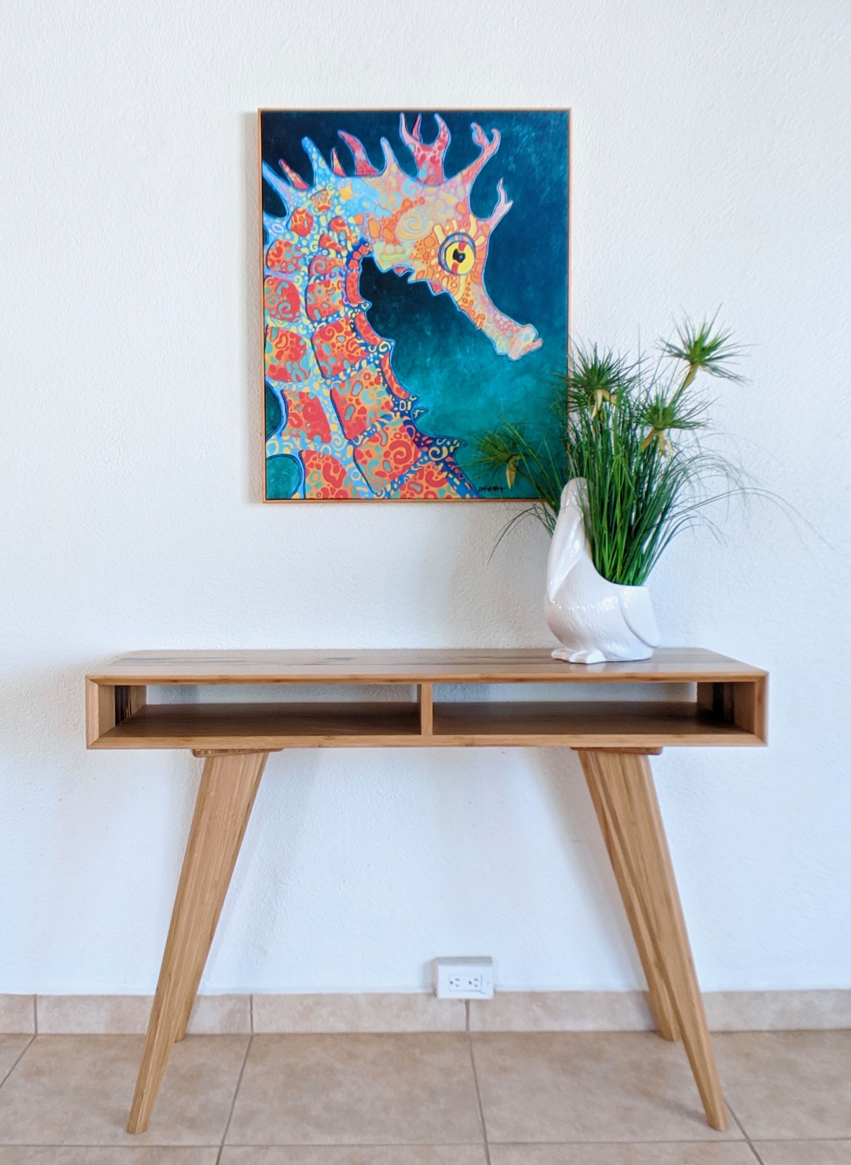 suite, 1 king bed with sofa bed, balcony, sea view | living area | led tv