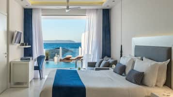 Premium bedding, minibar, in-room safe, desk