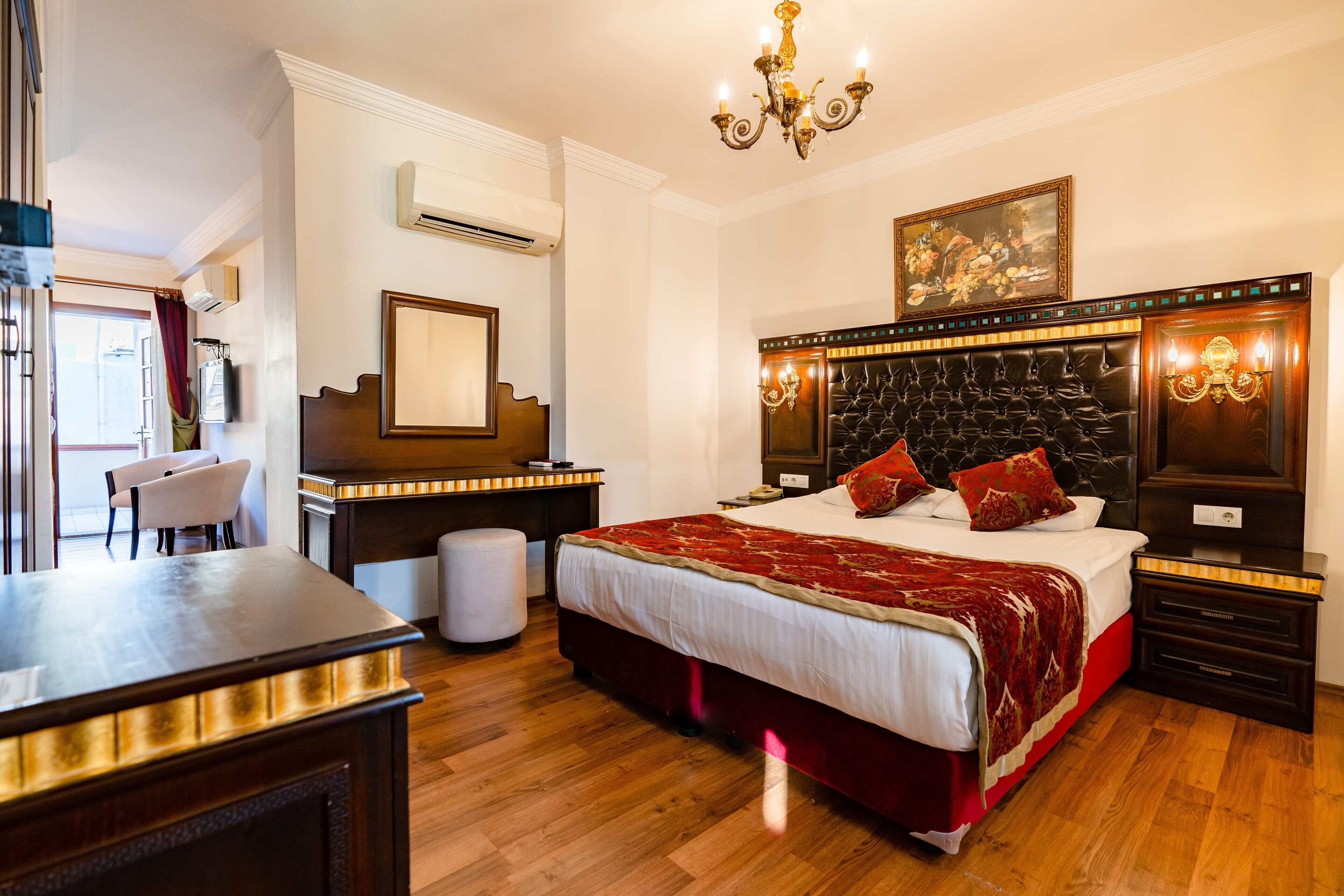 Lakens van Egyptisch katoen, luxe beddengoed, een minibar