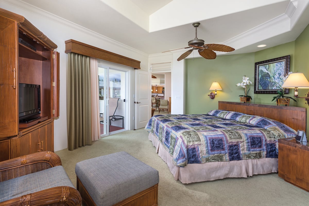 1 Schlafzimmer, hochwertige Bettwaren, Zimmersafe, Bügeleisen/Bügelbrett