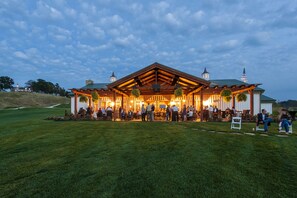 Aussenbereich für Bankette