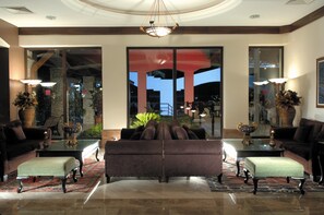 Zona de estar del vestíbulo