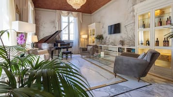 Sala de estar en el lobby