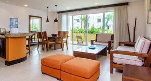 In-room safe, blackout curtains, iron/ironing board, cots/infant beds