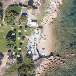 Private beach, sun loungers, beach umbrellas