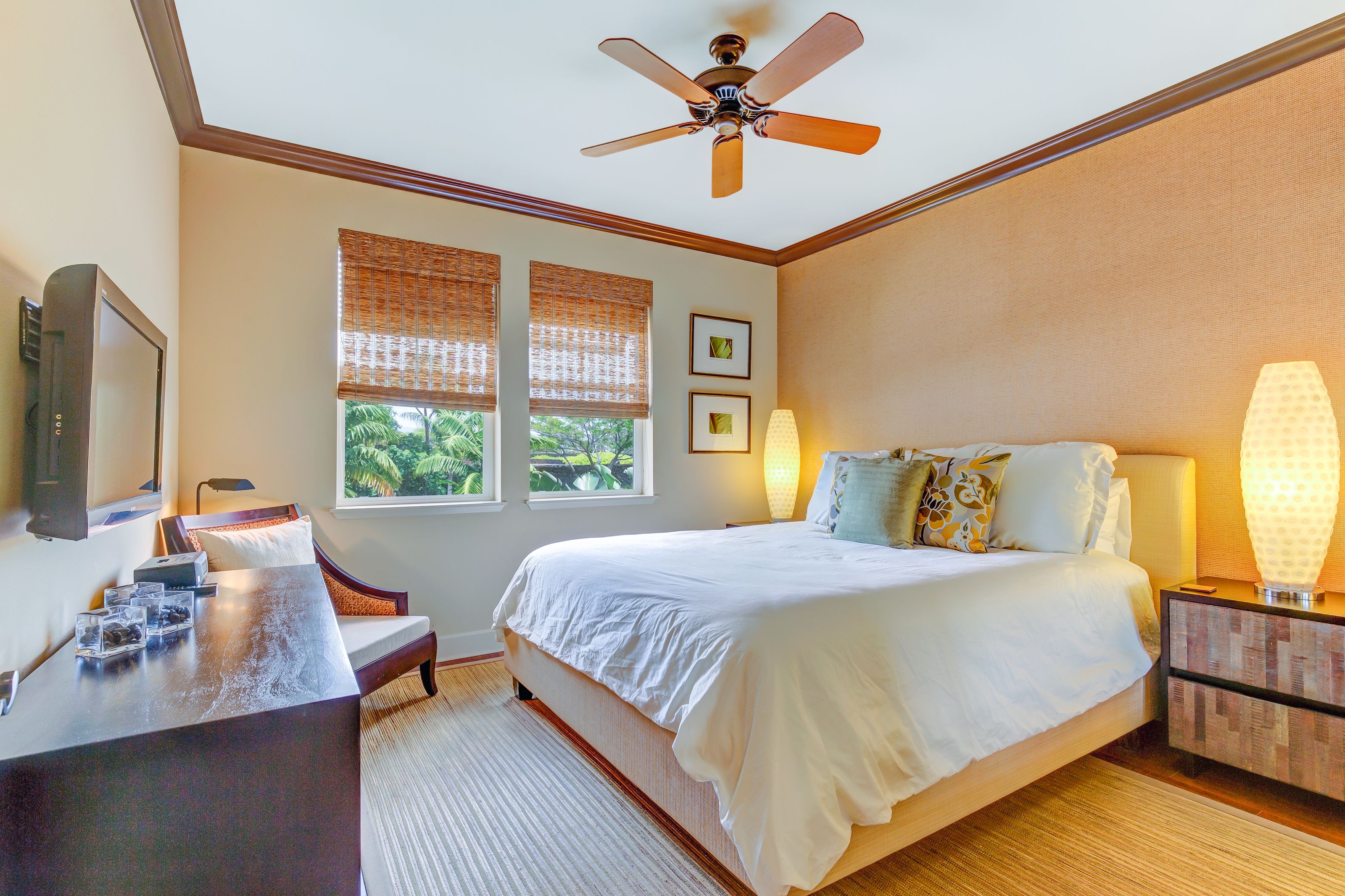 Townhome, 3 Bedrooms, Ocean View | Premium bedding, in-room safe, desk, laptop workspace