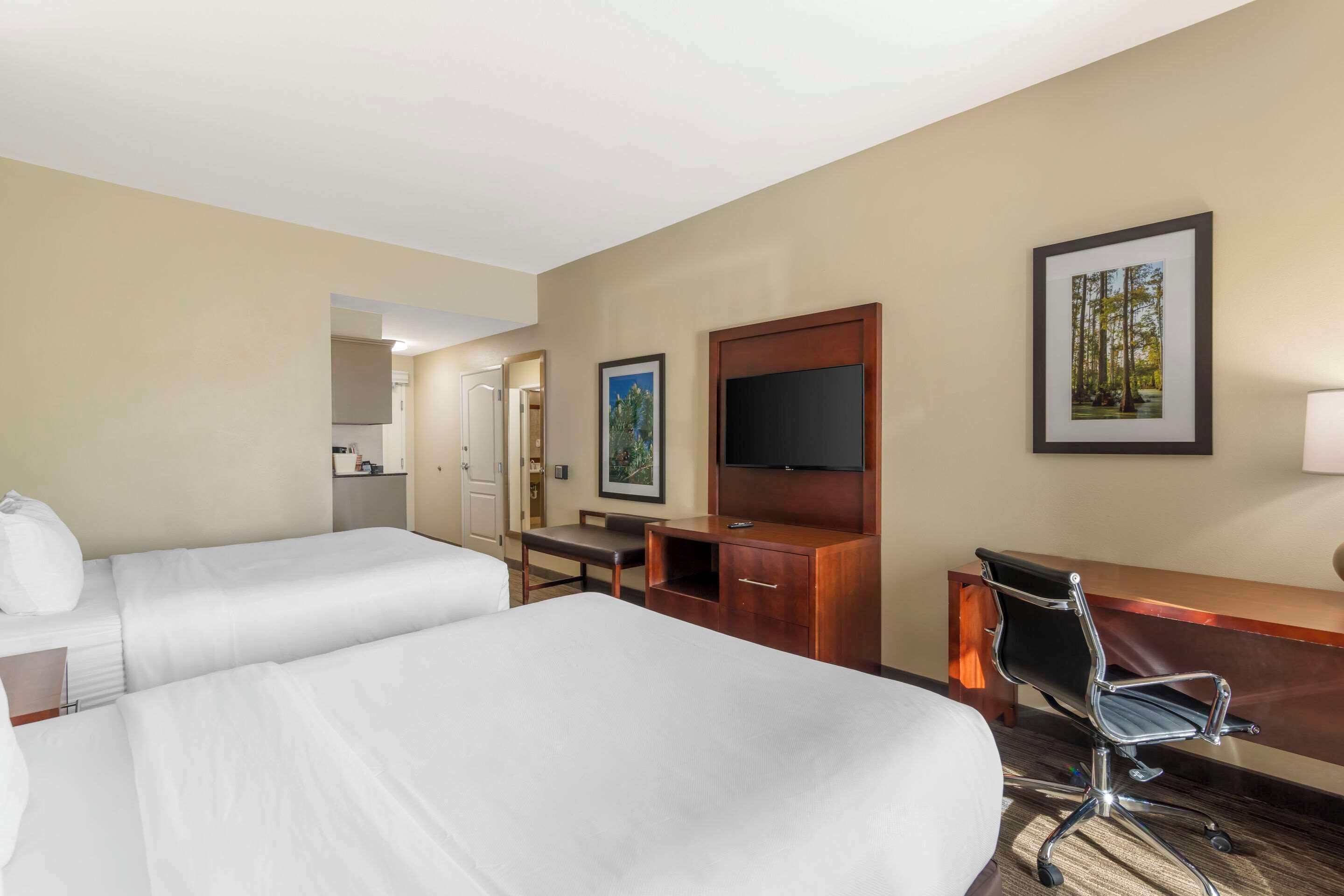 premium bedding, desk, iron/ironing board, free cots/infant beds