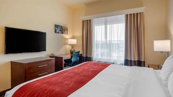 Habitación estándar, 1 cama King size, para no fumadores | Escritorio y espacio para trabajar con laptop